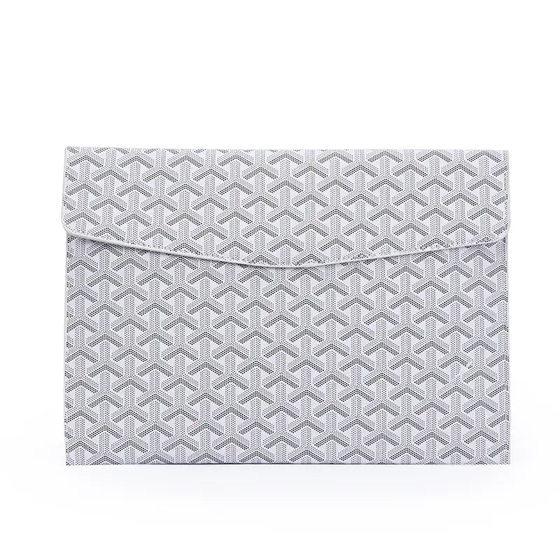 A4 PU Leather Padfolio & Laptop Organizer – Black