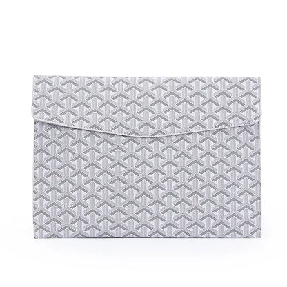 A4 PU Leather Padfolio & Laptop Organizer – Black