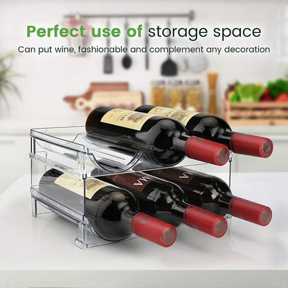 Stackable Water Bottle Organizer (2-Pack)