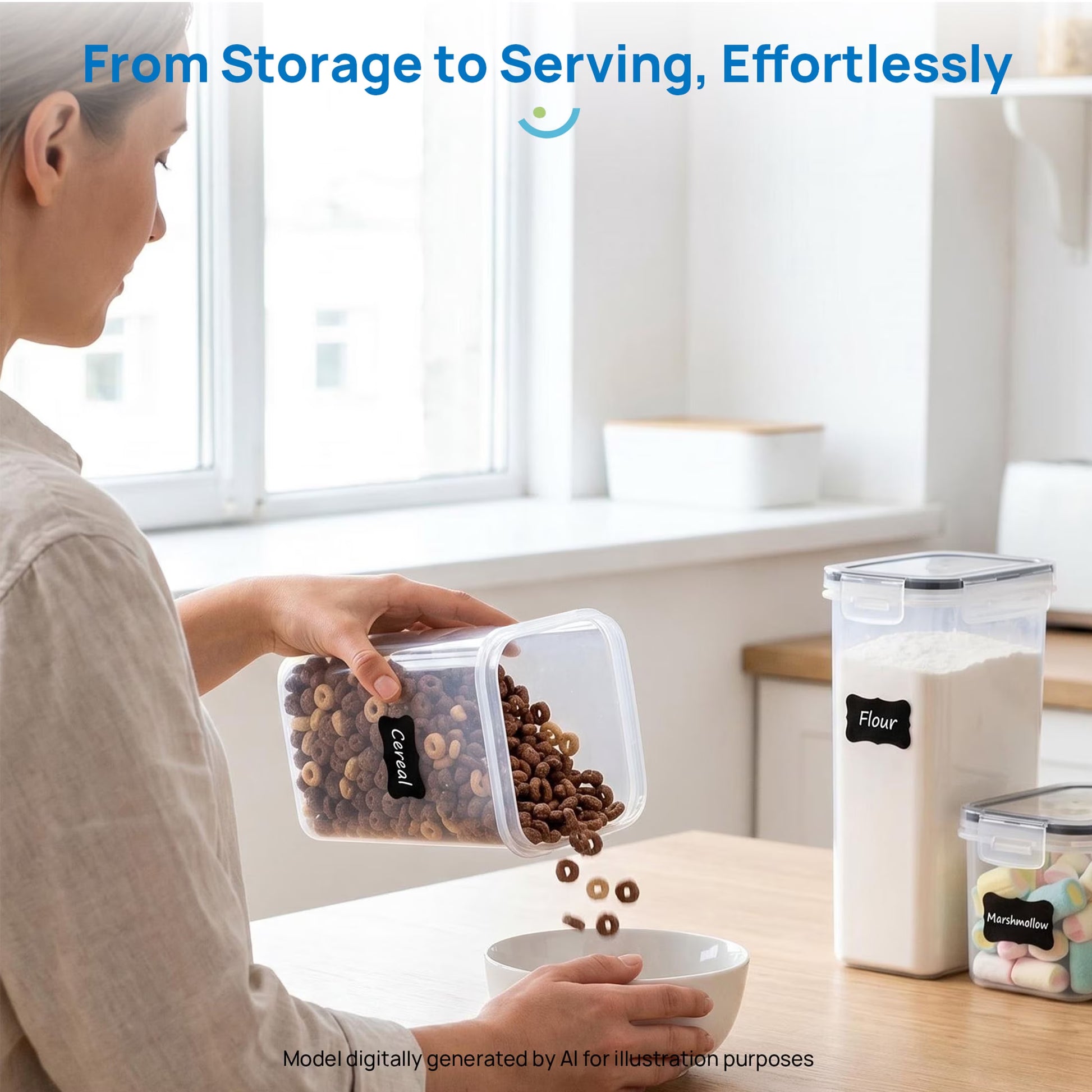 Airtight Food Storage Container Set (7-Piece)