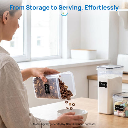 Airtight Food Storage Container Set (7-Piece)