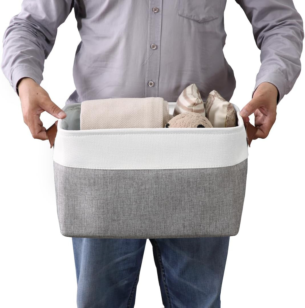 Large Fabric Storage Bins (Set of 4)