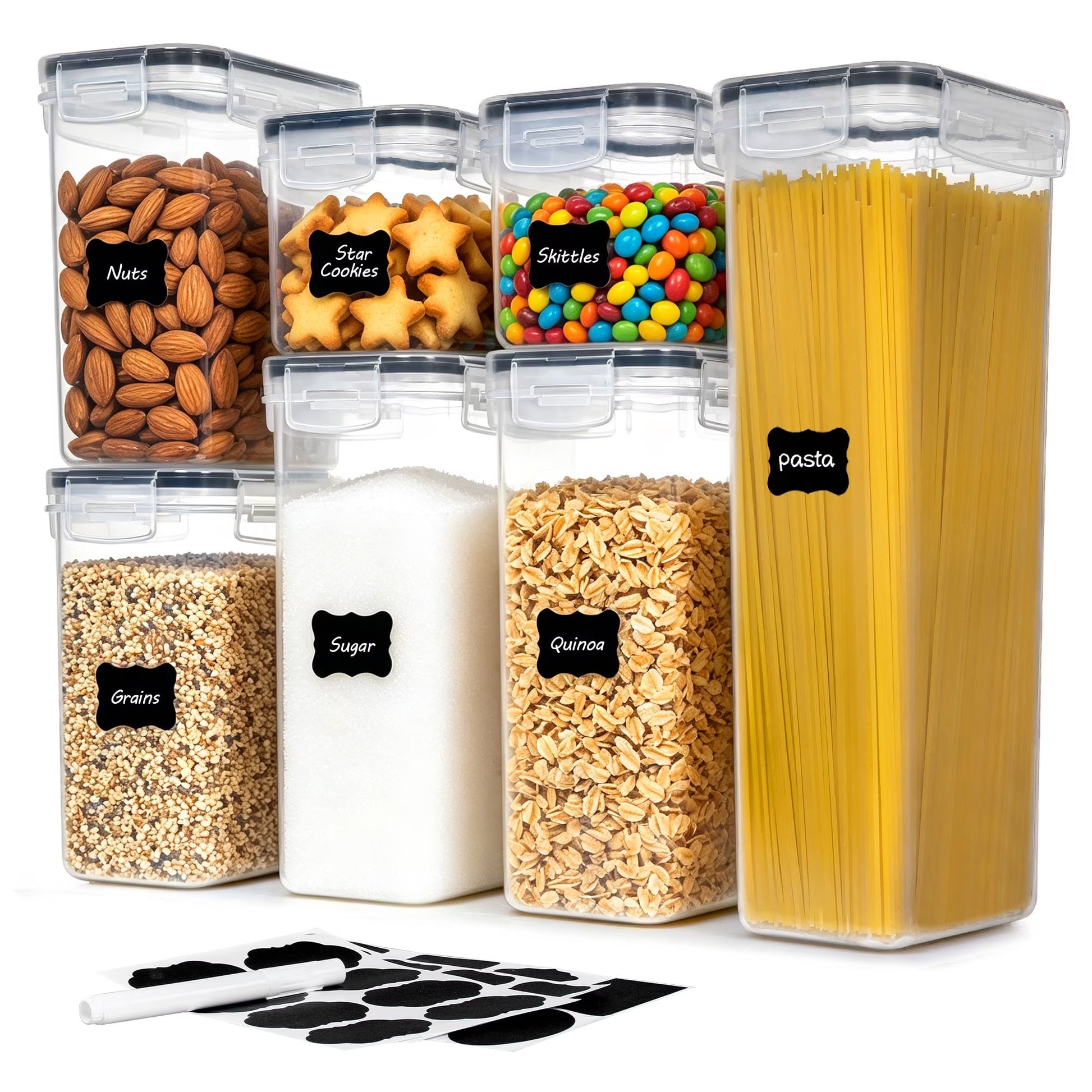 Airtight Food Storage Container Set (7-Piece)