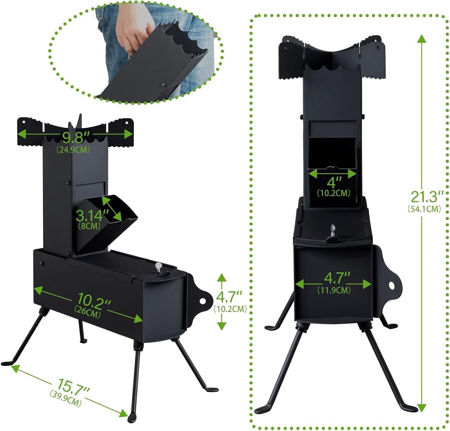 Portable Rocket Camping Stove