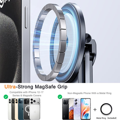 4-in-1 Foldable Aluminum Device Stand – MagSafe Compatible