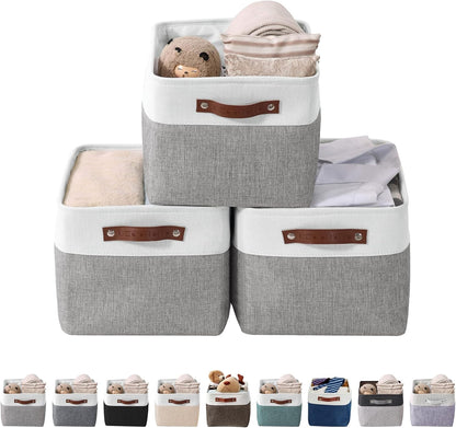Large Fabric Storage Bins (Set of 4)