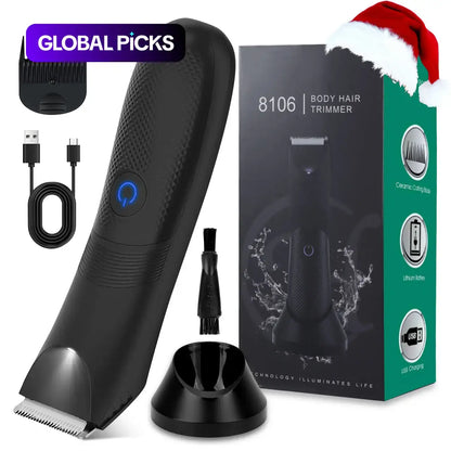 Waterproof Cordless Body Trimmer for Men