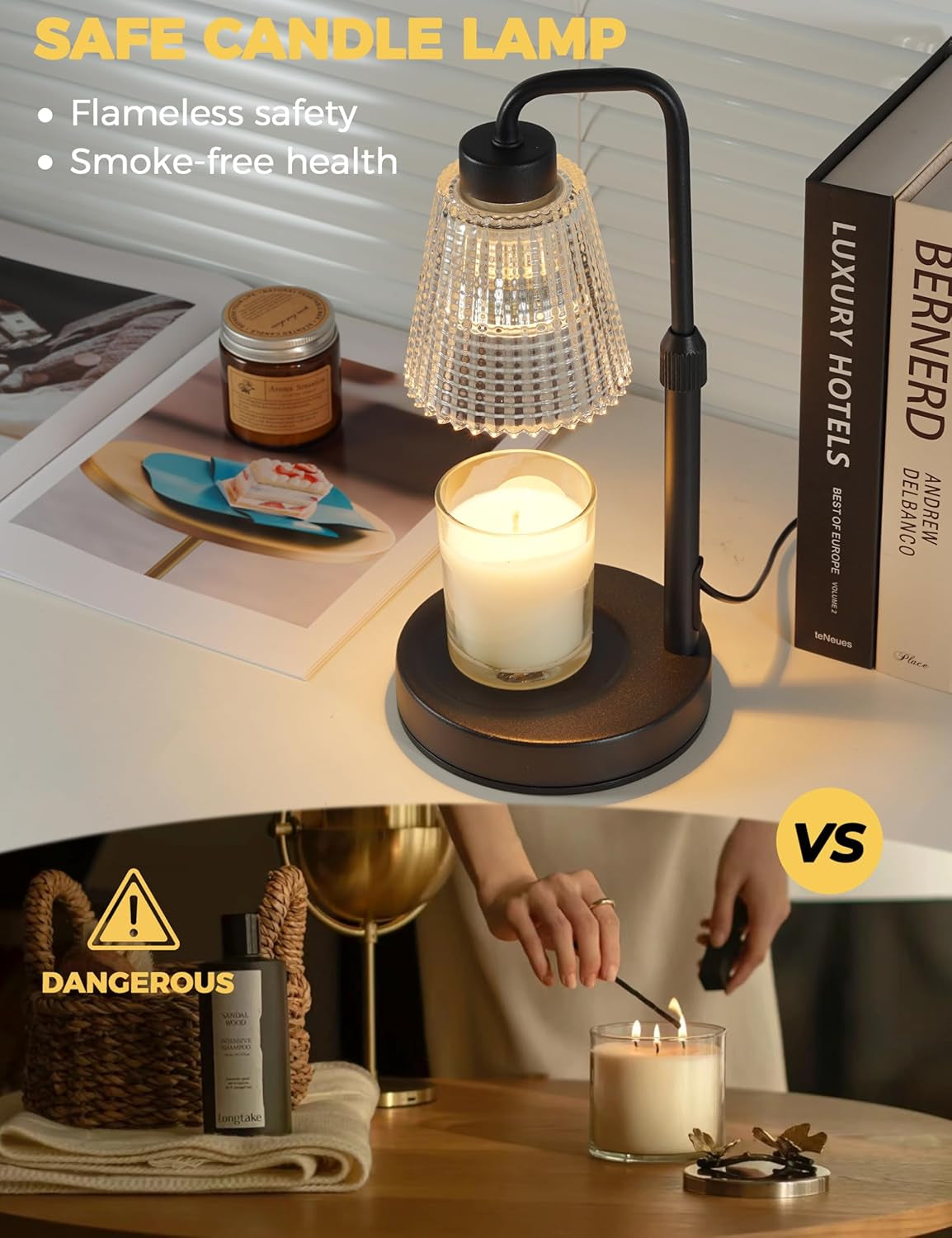 Dimmable Candle Warmer Lamp