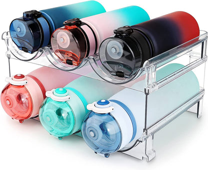 Stackable Water Bottle Organizer (2-Pack)
