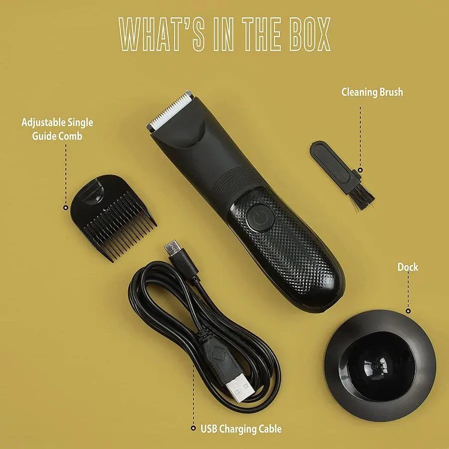 Waterproof Cordless Body Trimmer for Men