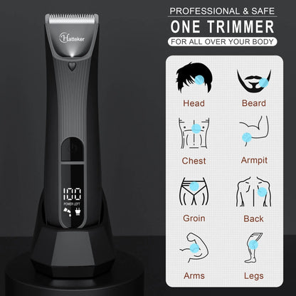 Waterproof Cordless Body Trimmer for Men