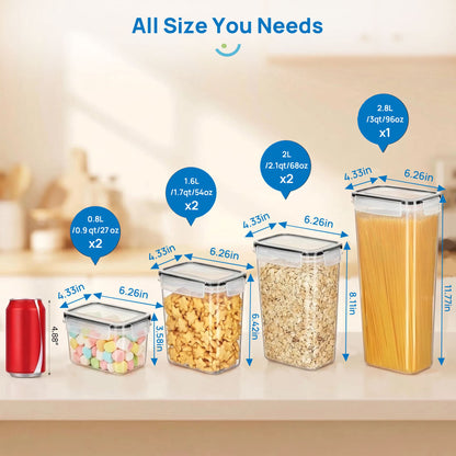 Airtight Food Storage Container Set (7-Piece)