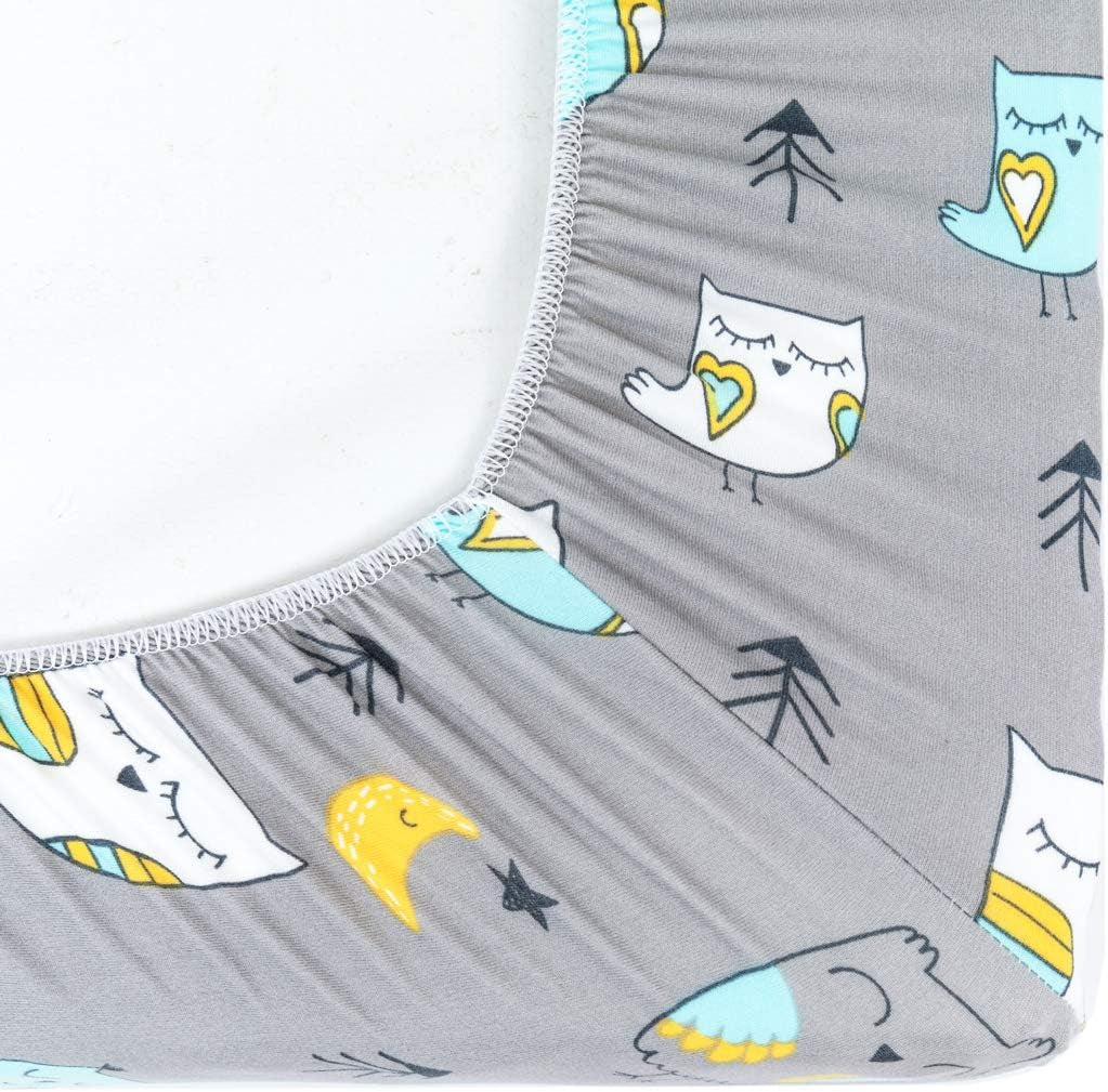 Stretchy Jersey Knit Changing Pad Covers (2-Pack)