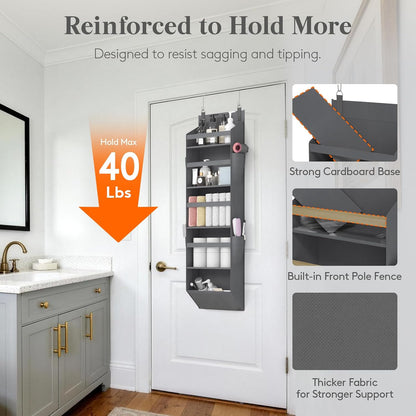 5 Tier Over-the-Door Storage Organizer