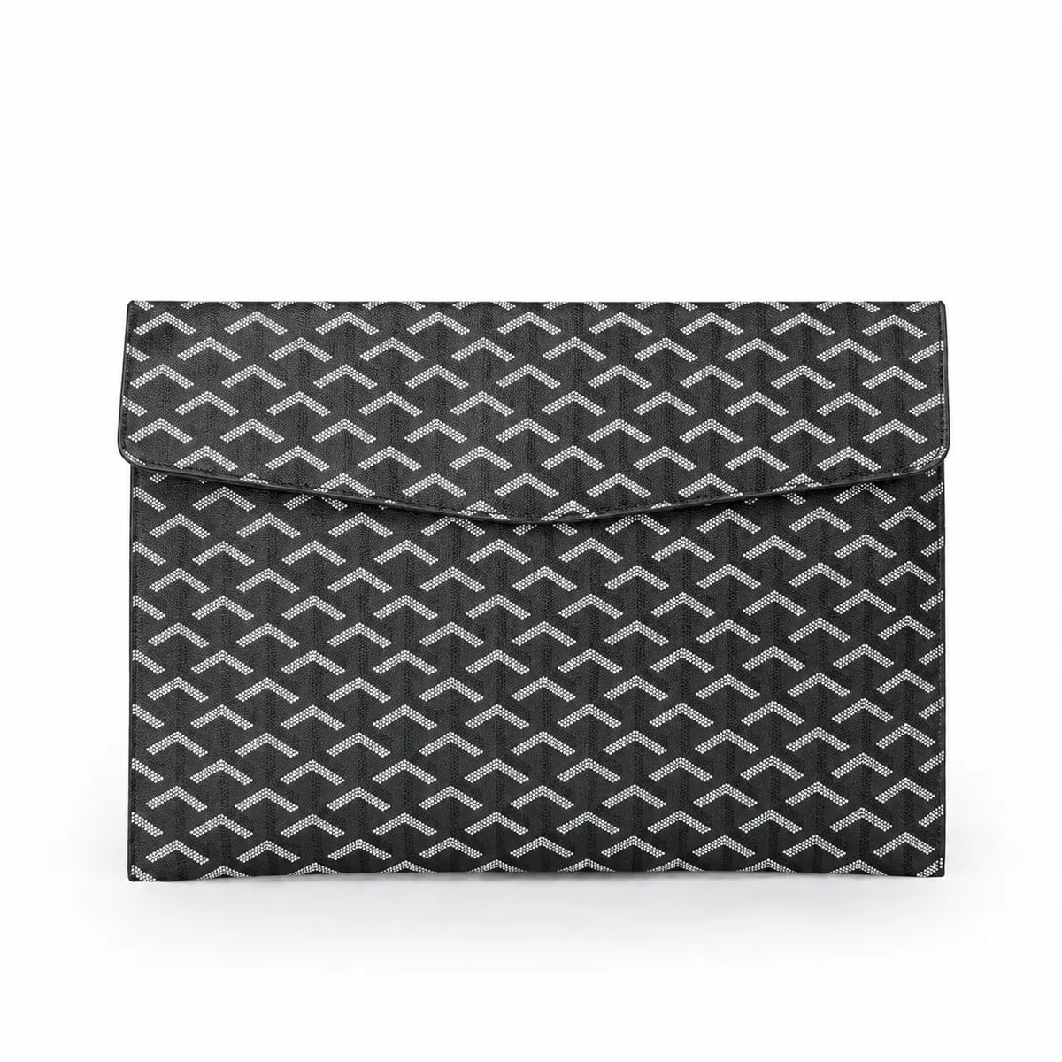 A4 PU Leather Padfolio & Laptop Organizer – Black