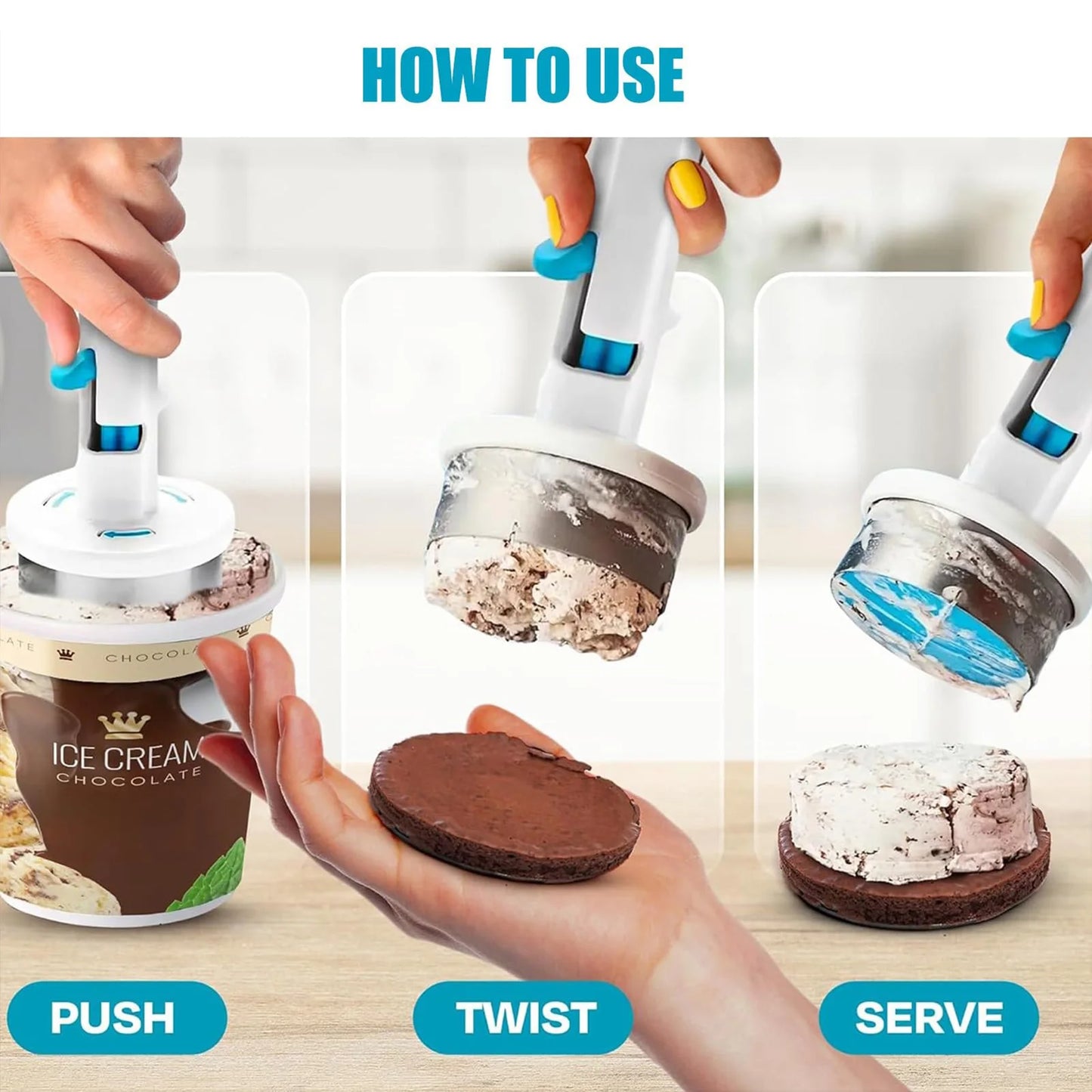 DIY Ice Cream Sandwich Maker & Scoop