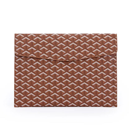 A4 PU Leather Padfolio & Laptop Organizer – Black