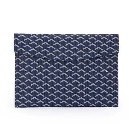 A4 PU Leather Padfolio & Laptop Organizer – Black