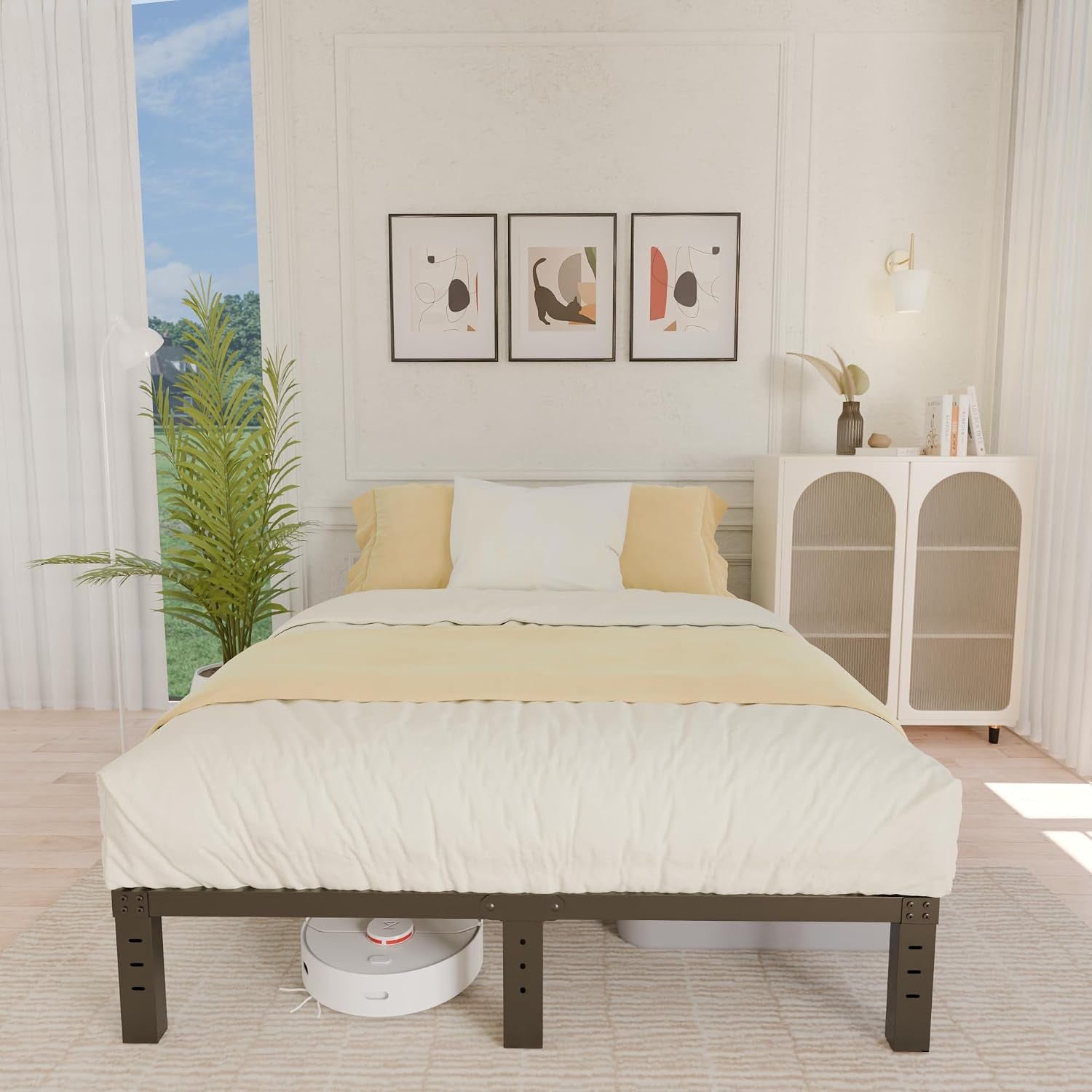 Heavy Duty King Metal Bed Frame