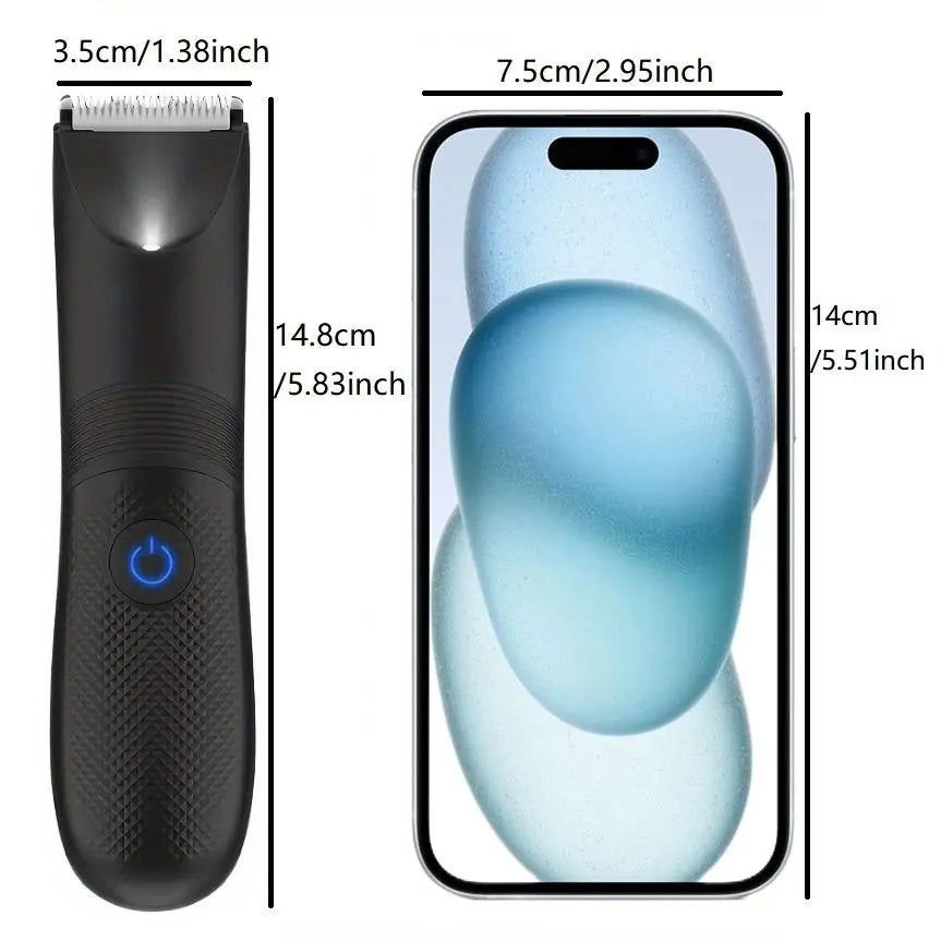 Waterproof Cordless Body Trimmer for Men