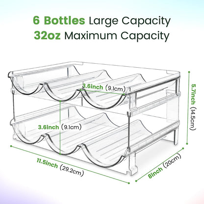 Stackable Water Bottle Organizer (2-Pack)