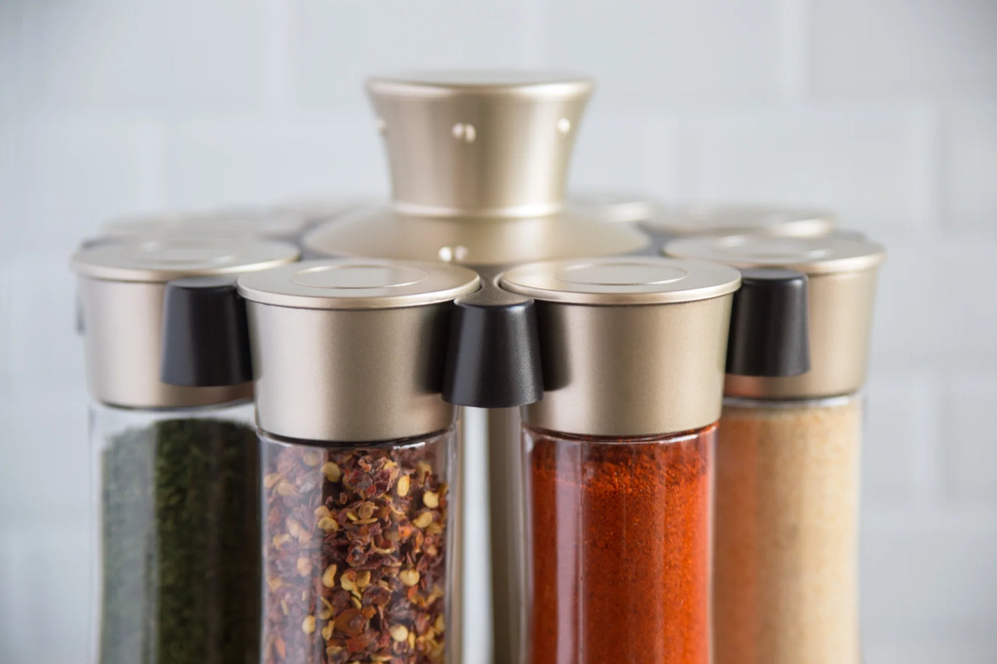 Auto-Measure Spice Carousel