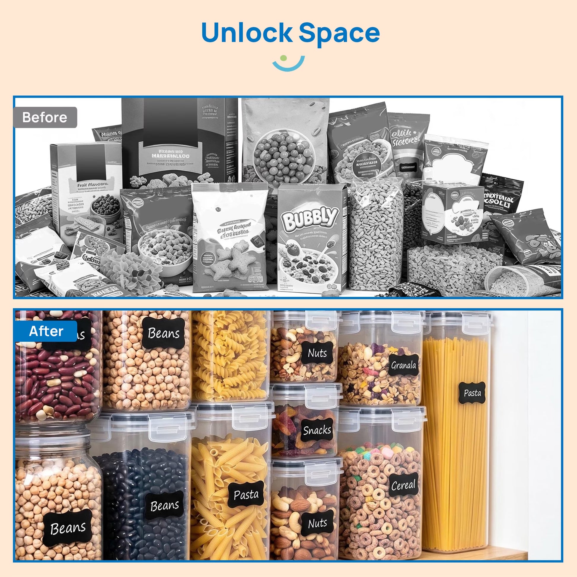 Airtight Food Storage Container Set (7-Piece)