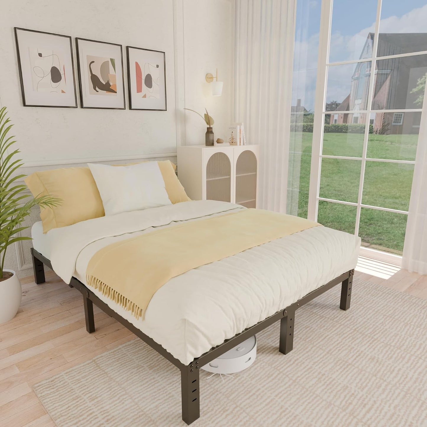 Heavy Duty King Metal Bed Frame