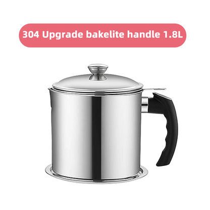 Stainless Steel Oil Strainer & Grease Container