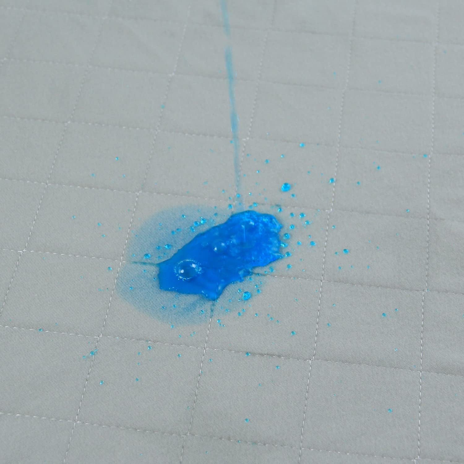 Grey Waterproof Crib Mattress Protector Pad (27" x 38")