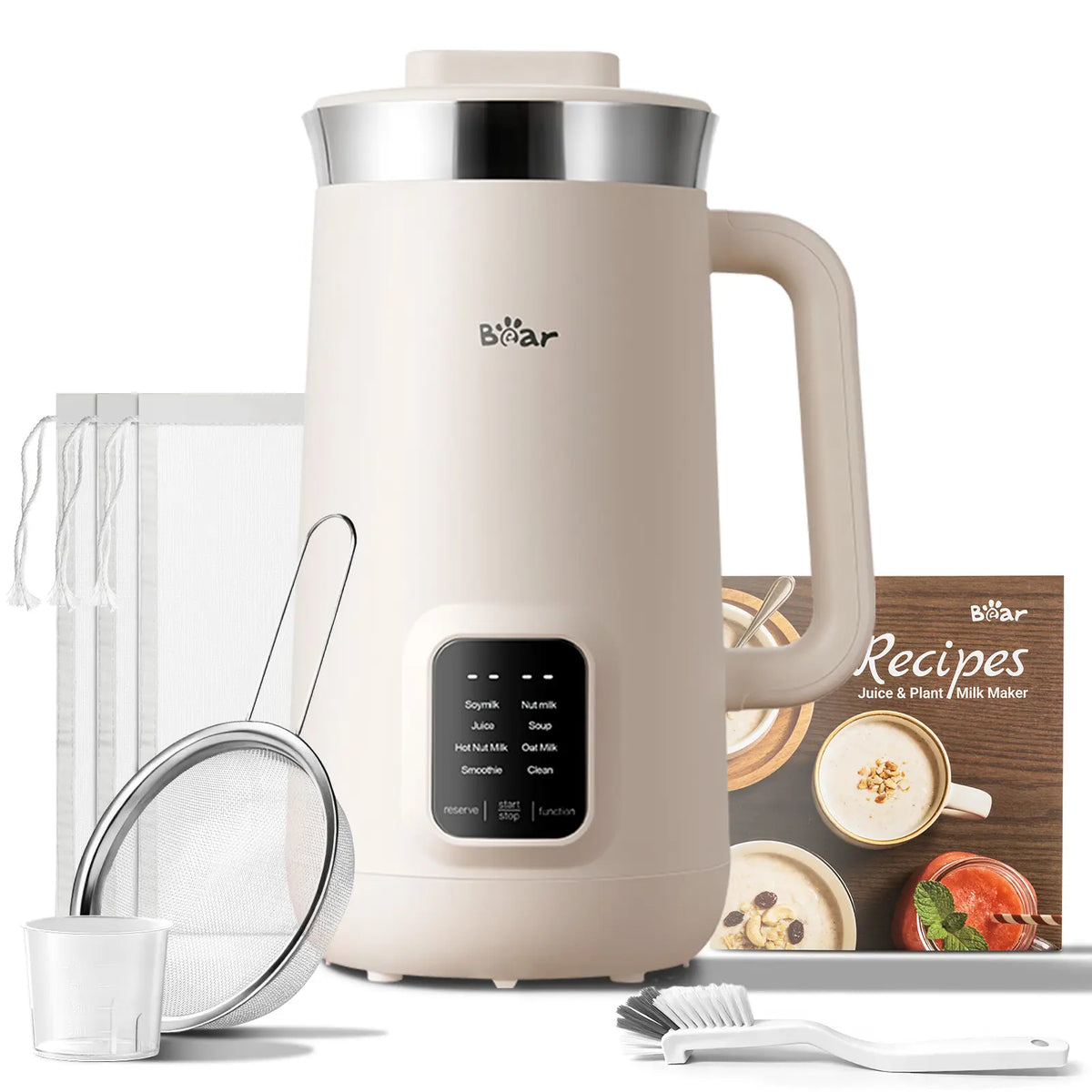 Bear 8-in-1 Nut Milk Maker – 40oz Self-Cleaning