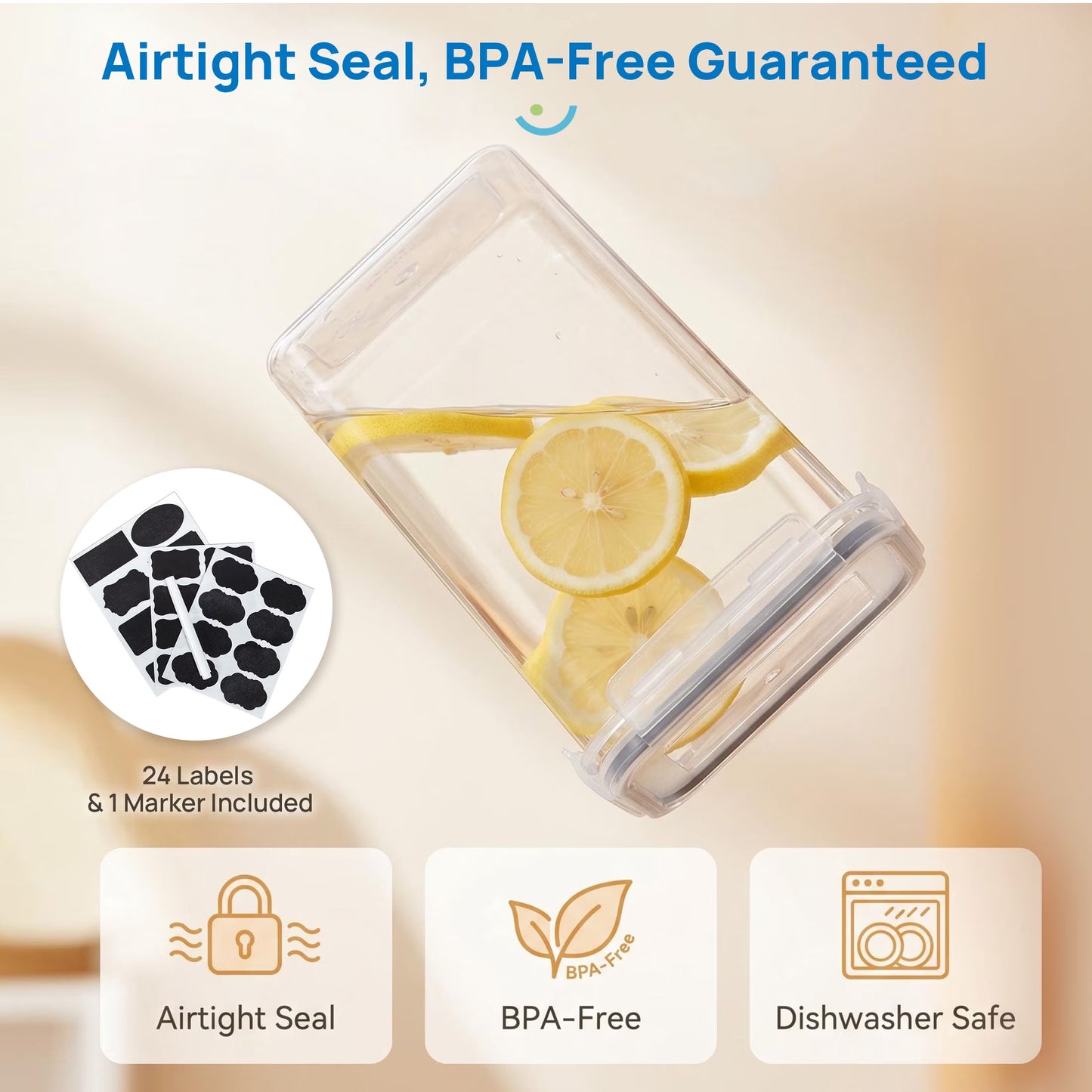 Airtight Food Storage Container Set (7-Piece)