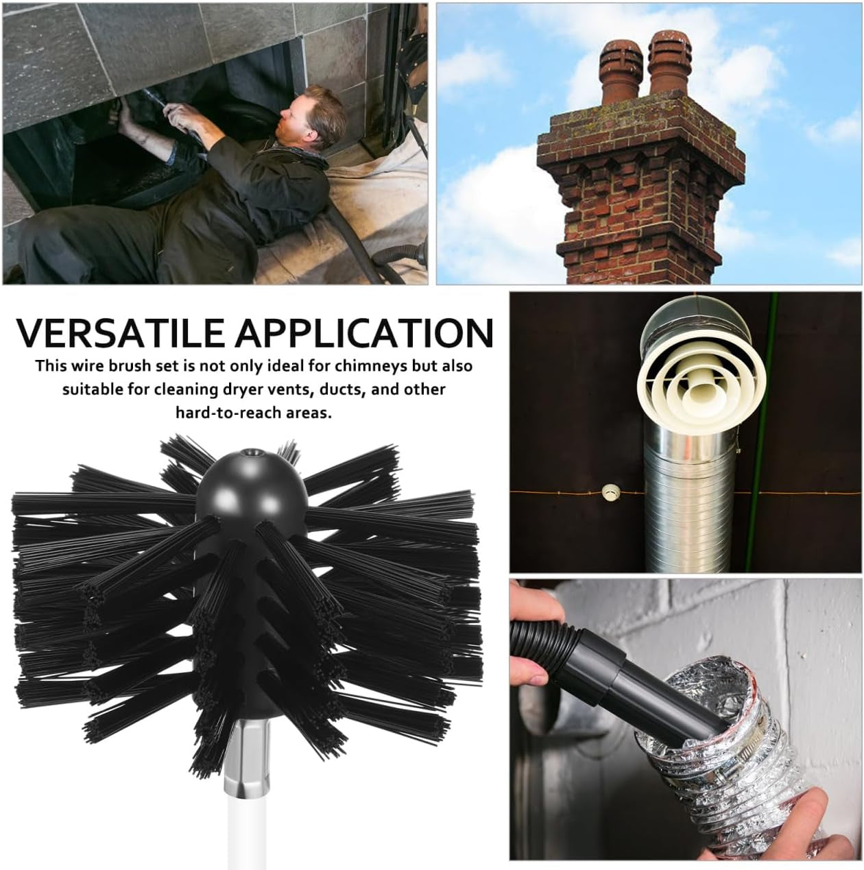 20-Foot Dryer Vent & Air Duct Cleaning Kit