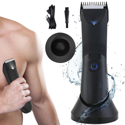 Waterproof Cordless Body Trimmer for Men