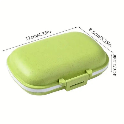 Compact Travel Pill Organizer – Multi-Compartment