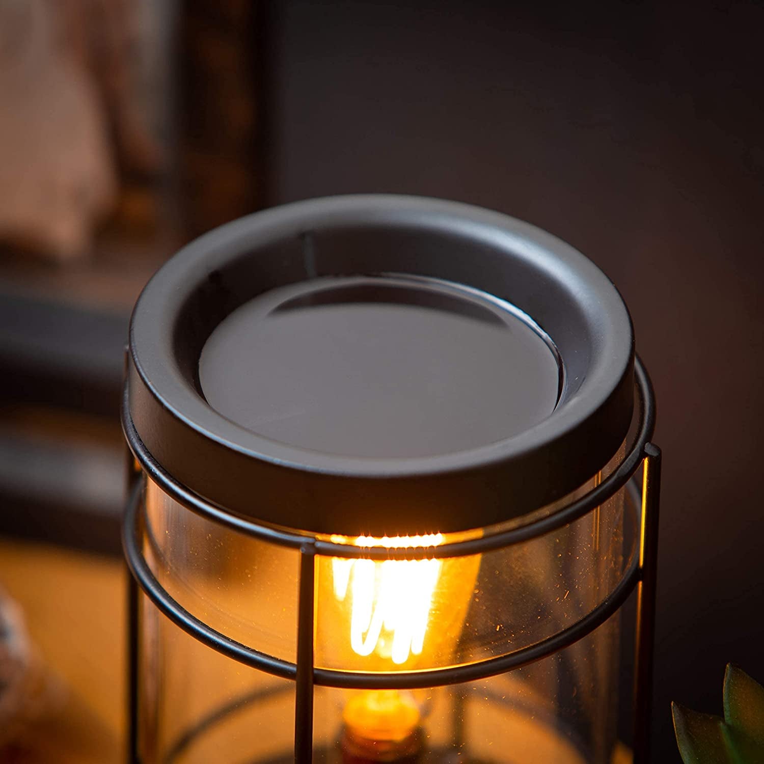 Vintage Lantern Wax Melt Warmer with Timer