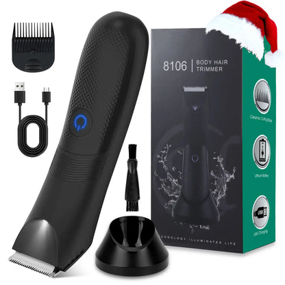Waterproof Cordless Body Trimmer for Men