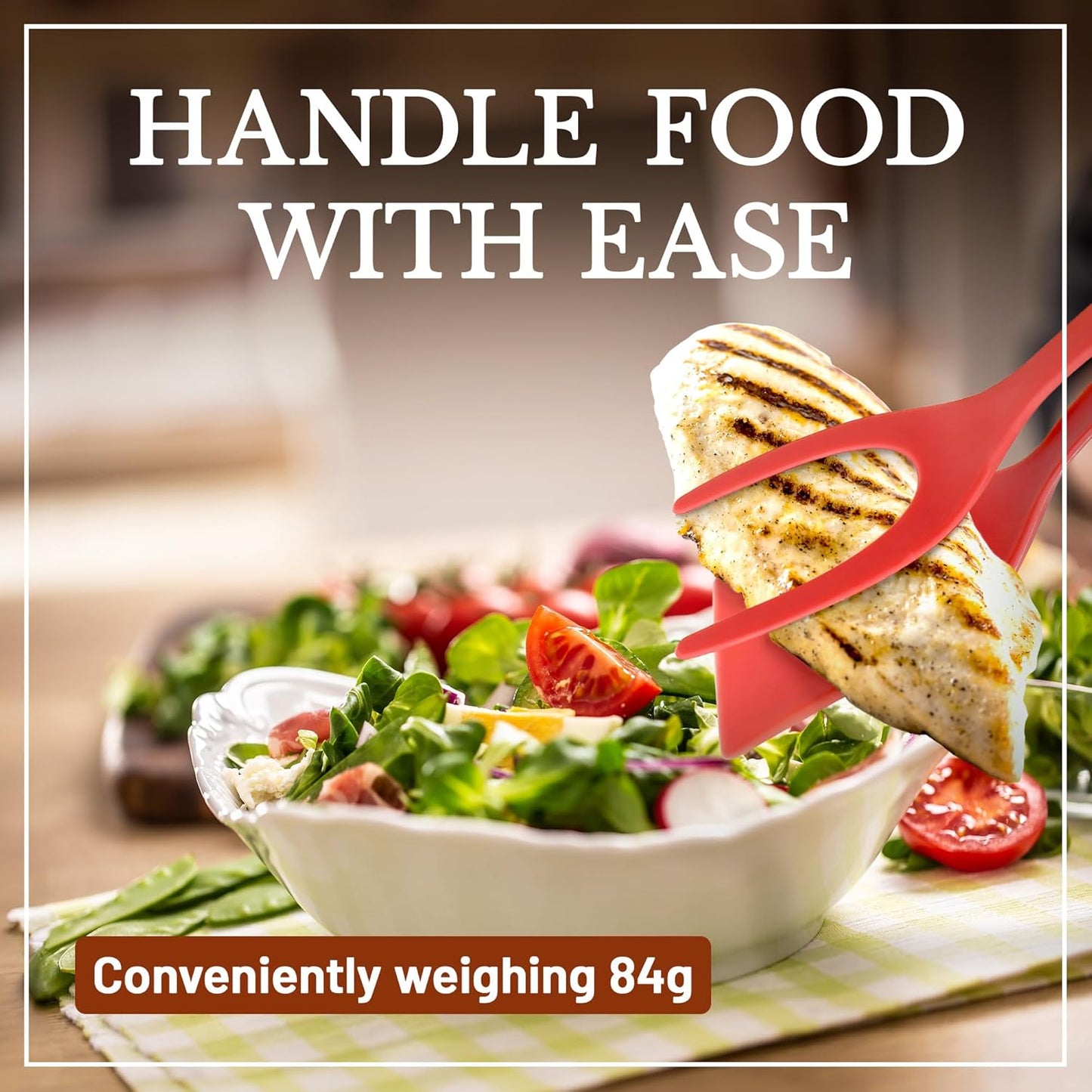 2-in-1 FlipGrip Spatula Tongs