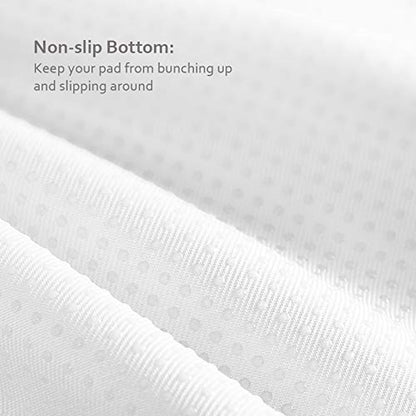 Grey Waterproof Crib Mattress Protector Pad (27" x 38")